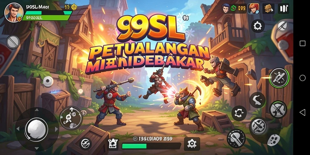 Tampilan utama 99SL dengan gameplay seru di dunia Arcade.