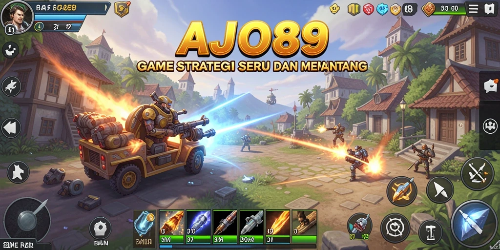 Tampilan gameplay AJO89 yang dinamis dan menarik.