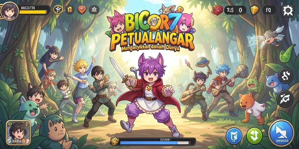 Gameplay BIGCOR78 yang seru dengan karakter Anime yang menarik.