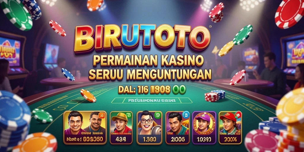 Tampilan menarik BIRUTOTO yang menawarkan pengalaman Kasino seru.