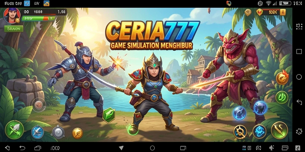 Tampilan gameplay CERIA777 yang menyenangkan dan interaktif.