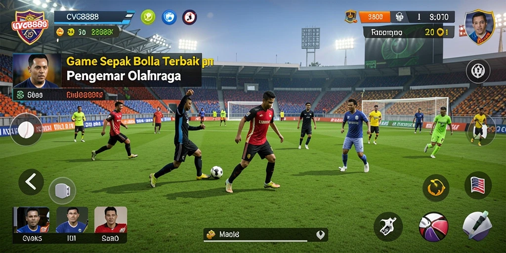 Tampilan gameplay seru dari CVG8888 saat pertandingan berlangsung.