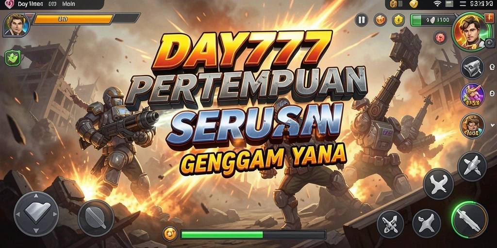 Gameplay seru DAY777 dengan pertempuran yang mendebarkan.