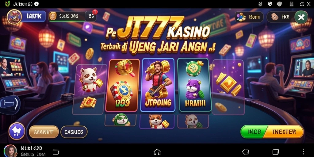 Screenshot gameplay Kasino yang menegangkan dari JT777.