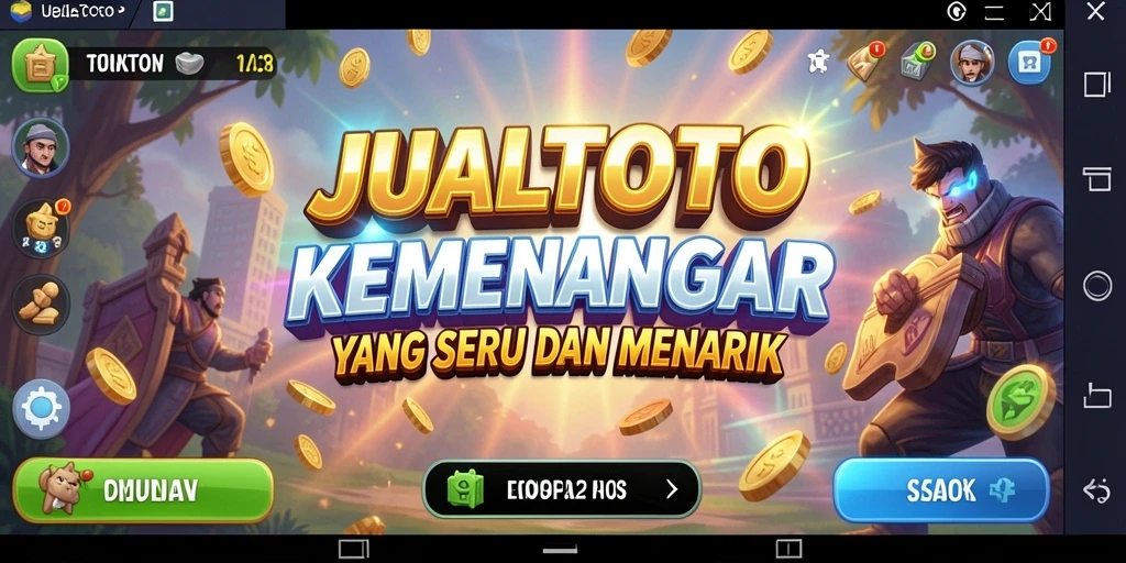 Tampilan gameplay JUALTOTO yang seru dan menegangkan.