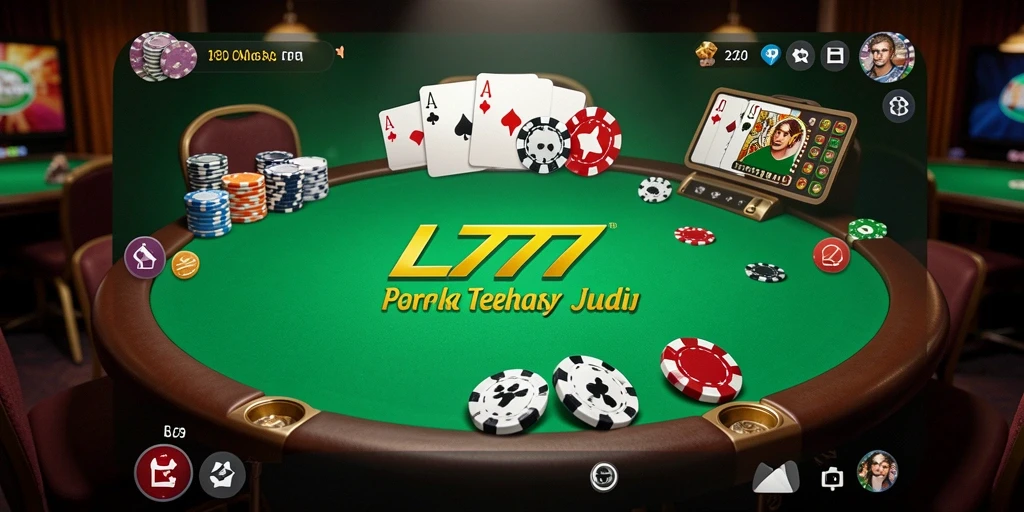 Tampilan gameplay poker yang seru di L777.