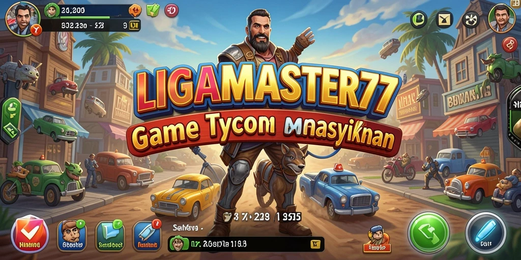 Gameplay Tycoon yang mengasyikkan dan penuh tantangan.