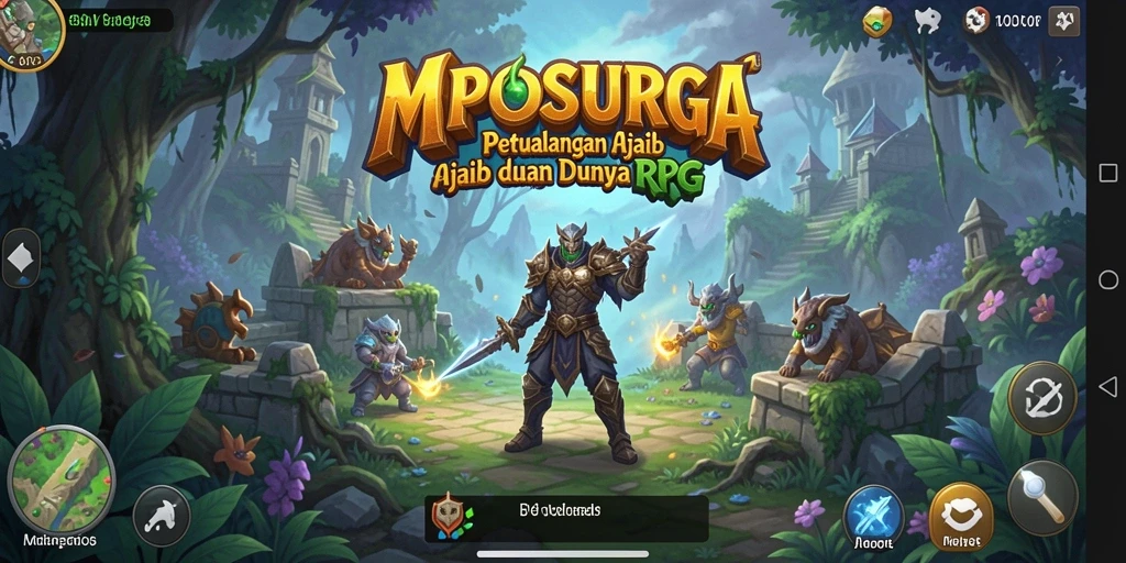 Tampilan gameplay MPOSURGA yang menampilkan pertarungan seru dan petualangan menegangkan.