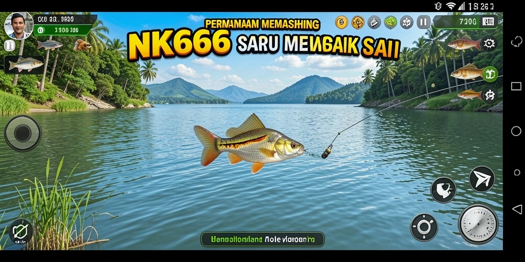 Tangkapan ikan yang beragam dalam gameplay NK666.