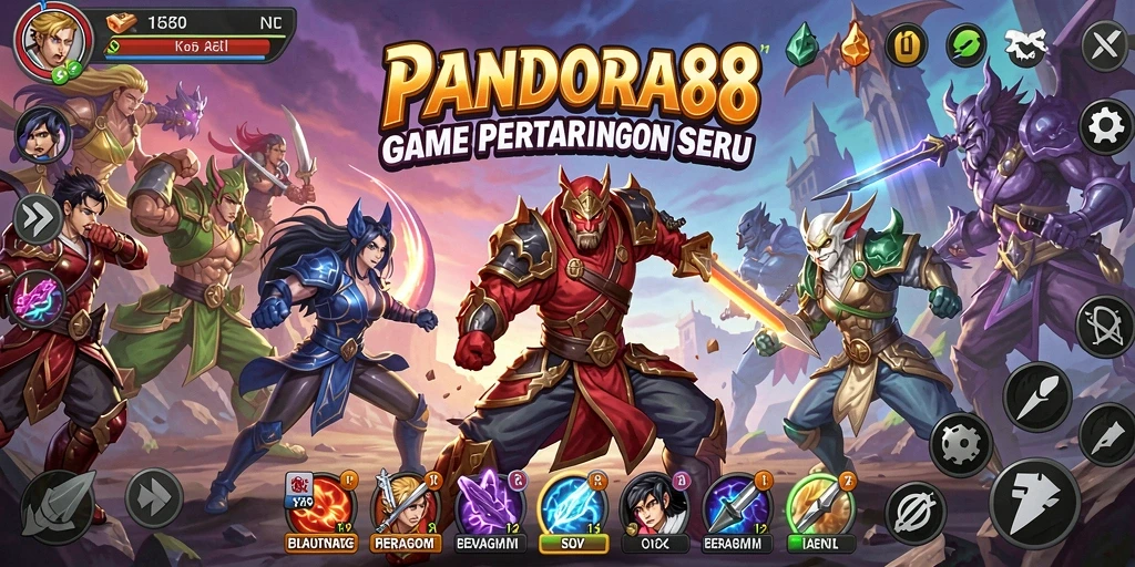 Tampilan gameplay PANDORA88 yang menegangkan dan seru.