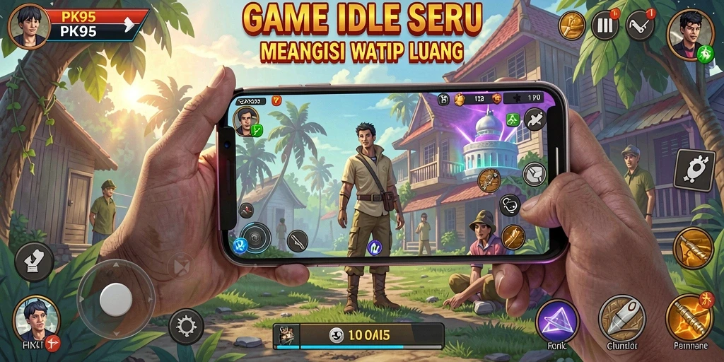 Tampilan gameplay PK95 yang menarik dan mendalam.