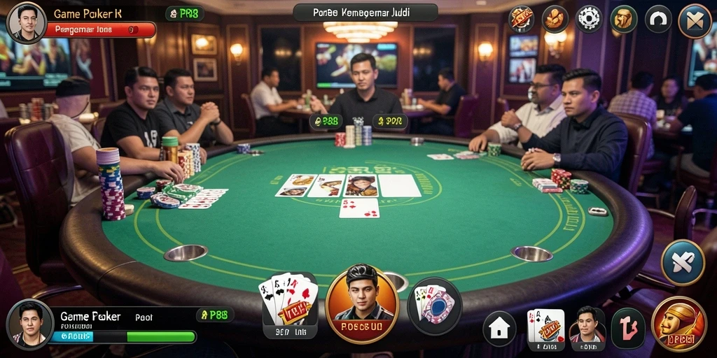 Menampilkan gameplay seru Poker di PP88 yang penuh tantangan.