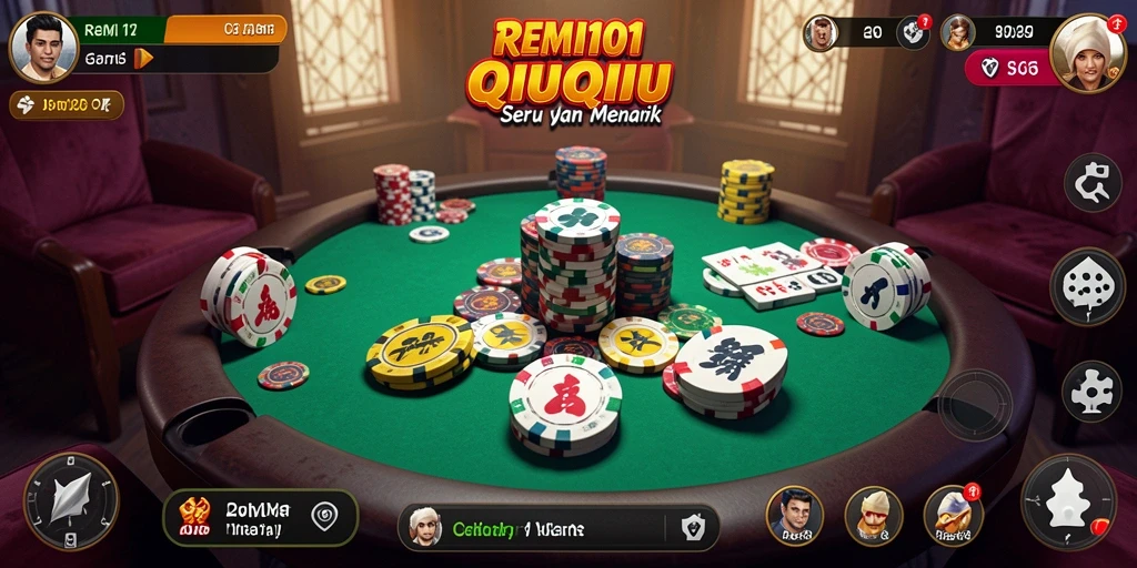 Gameplay QiuQiu seru yang menantang dan menarik.