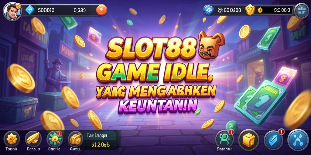 Screenshot gameplay SLOT88 menampilkan mesin slot yang berputar.