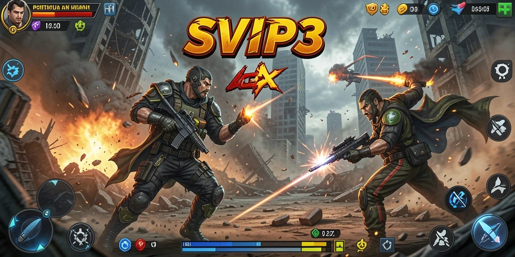 Gameplay menegangkan yang penuh aksi dari SVIP3.