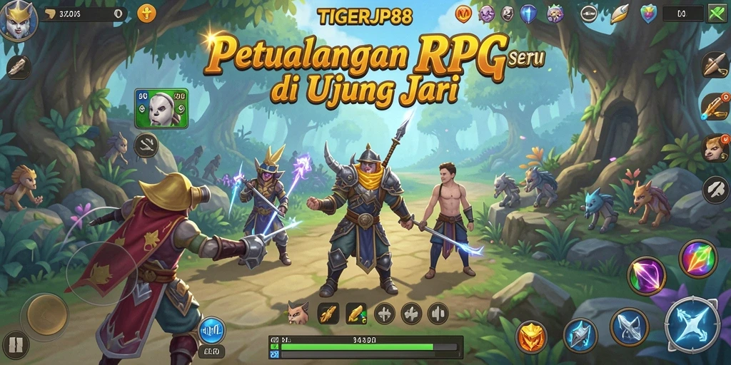 Screenshot gameplay TIGERJP88 yang menunjukkan pertarungan epik.