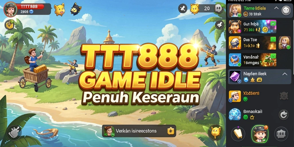 Screenshot TTT888 menampilkan gameplay Idle yang menarik.